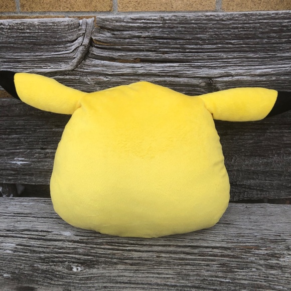 Pokémon Pikachu shape cuddle pillow 2017 stuffed toy plush 13” plushie - Picture 3 of 9